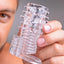 Size Matters Clear Sensations Vibrating Textured Erection Sleeve