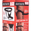 Size Matters Hollow Silicone Dildo Strap-On - Black