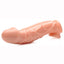 Size Matters Penis Extender Sleeve - Flesh/Vanilla - 2in