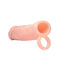 Size Matters Penis Extender Sleeve Silicone - Flesh/Vanilla - 2in