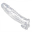 Size Matters Realistic Clear Penis Enhancer and Ball Stretcher