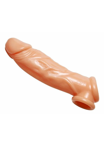 Size Matters Realistic Penis Enhancer and Ball Stretcher - Vanilla