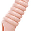 Size Matters Really Ample Ribbed Penis Enhancer Sheath