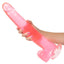 Size Queen Dildo with Balls - Pink - 12in