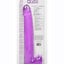 Size Queen Dildo with Balls - Purple - 12in
