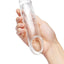 Size Up Classic Clear View Penis Extender with Ball Loop - Clear - 1in