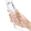 Size Up Studded Clear View Penis Extender with Ball Loop