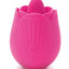 Skins Rose Buddies The Rose Flix Finger Rechargeable Silicone Clitoral Stimulator - Pink