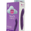 Skins Touch The Glee Spot Rechargeable Silicone Vibrator - Lavender/Purple
