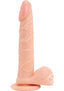 Skinsations Big Boy Realistic Dildo with Suction Cup Waterproof - Vanilla - 7.5in