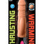 Skinsations Cumquake Super Shake Thrusting Warming Dildo Rechargeable - Vanilla - 7in