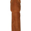 Skinsations Latin Lover Husky Lover Extension Sleeve with Scrotum Strap - Caramel - 7in