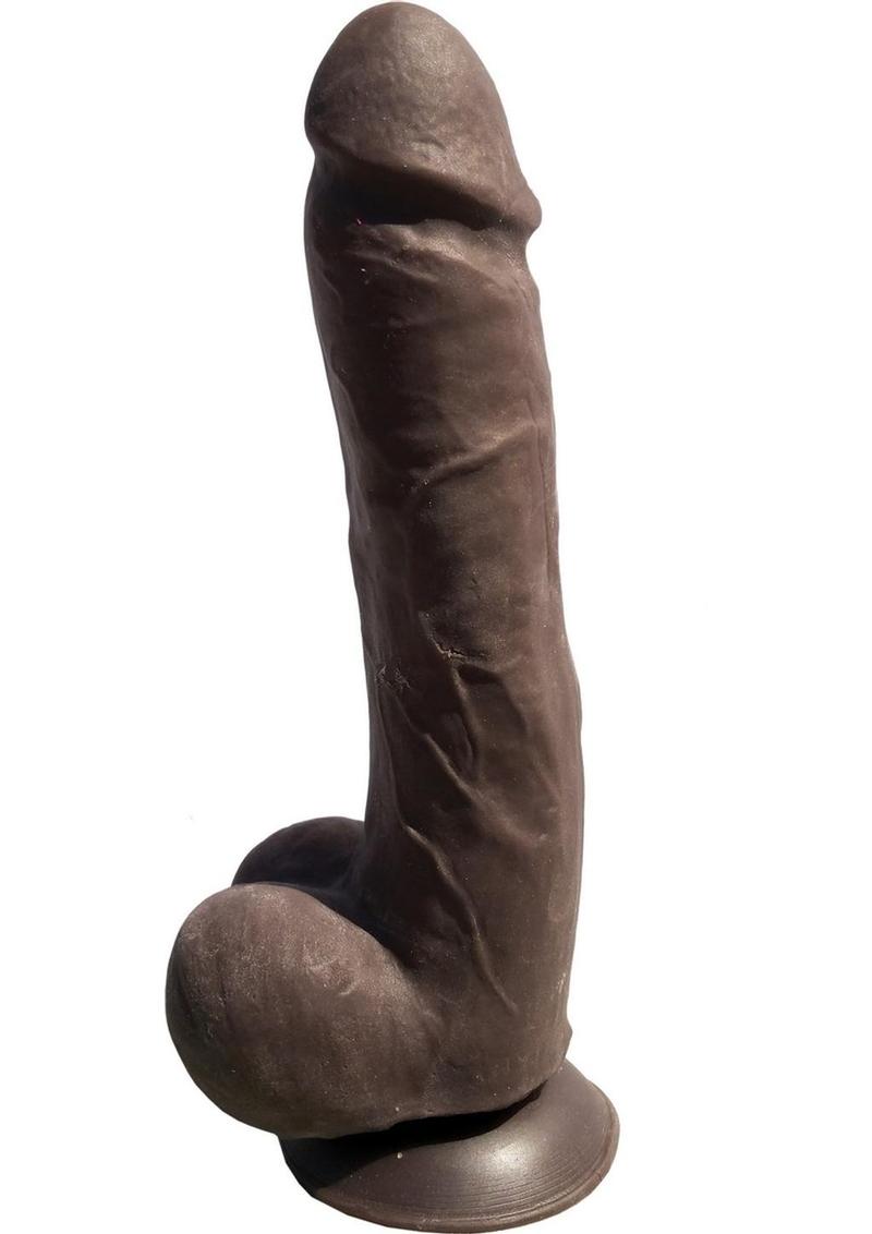 Skinsations Python Dildo - Black - 9.5in