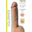 Skinsations Squirmer Rechargeable Vibrating Silicone Dildo - Vanilla - 7.5in