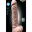 Skinsations T-Rex Dildo Silicone - Vanilla - 10in