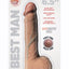 Skintastic So Vein Realistic Dildo with Balls Waterproof - Vanilla - 6.5in