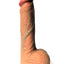 Skintastic So Vein Realistic Dildo with Balls Waterproof - Vanilla - 7.5in