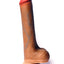 Skintastic So Vein Realistic Dildo with Balls Waterproof - Vanilla - 7in