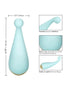 Slay #Thrillme Rechargeable Silicone Curved Vibrator - Blue
