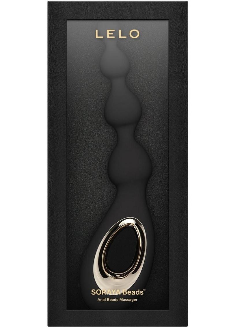 Soraya Rechargeable Silicone Anal Beads - Black