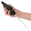 Southern Lights Rechargeable Silicone Vibrating Light Up Anal Probe - Black