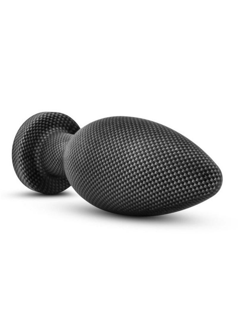 Spark Silicone Butt Plug - Large - Carbon Fiber - Black - Large