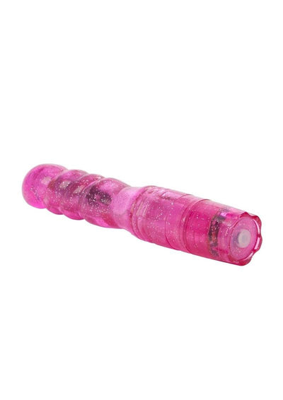 Sparkle Softees Swirl Vibrator - Pink/Red