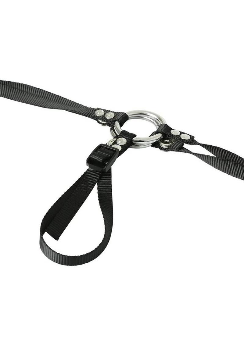 Sportsheets Bare As You Dare Strap-On Harness - Black