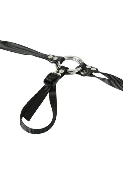 Sportsheets Bare As You Dare Strap-On Harness - Black