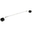 Sportsheets Expandable Spreader Bar and Cuffs - Black/Silver - Set