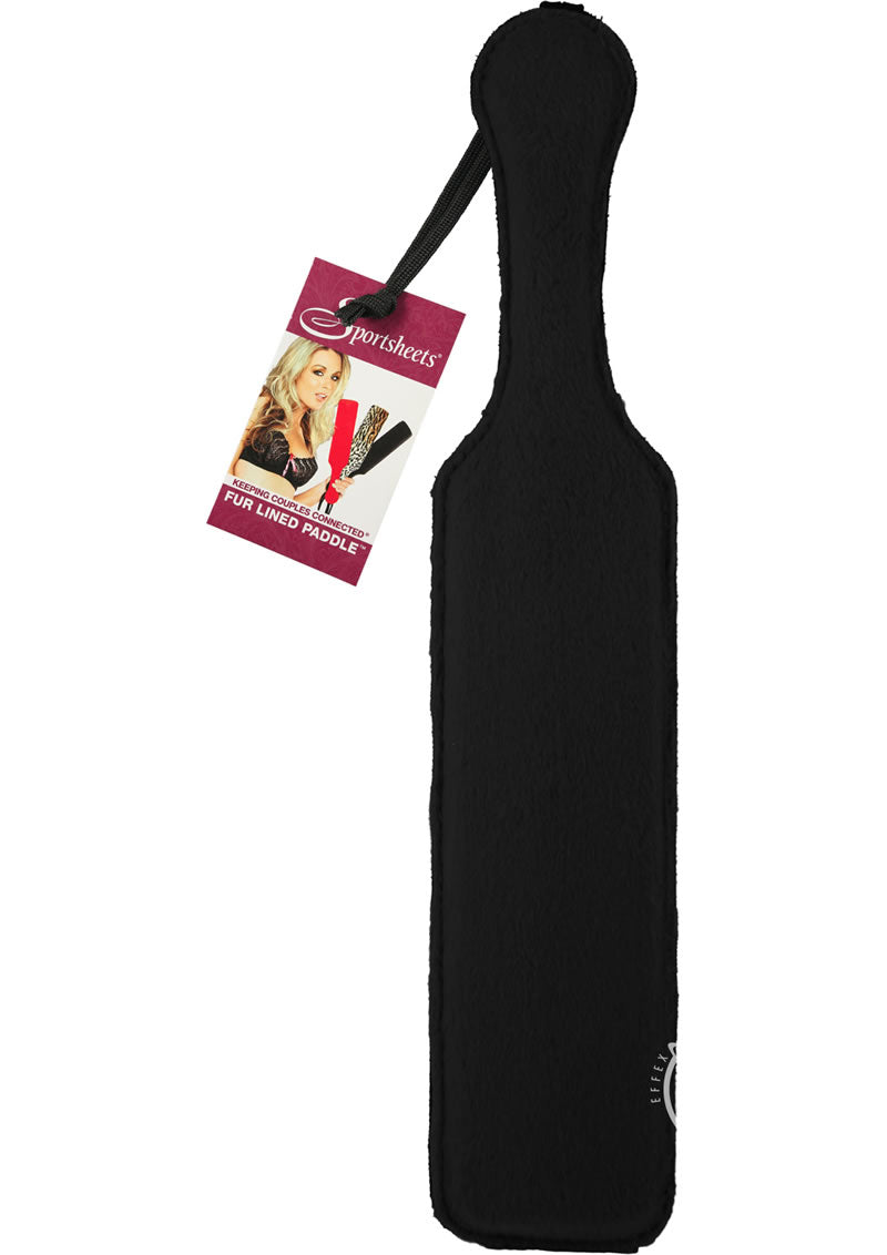 Sportsheets Leather Paddle with Fur