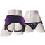 Sportsheets Lush Strap-On Harness - Black/Purple