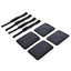 Sportsheets The Original Bondage Bed Sheet - Black - King