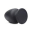 Squeeze-It Squeezable Silicone Anal Plug - Black - Medium