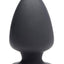 Squeeze-It Squeezable Silicone Anal Plug - Black - Medium