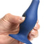Squeeze-It Squeezable Silicone Tapered Anal Plug - Blue - Large