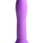 Squeeze-It Squeezable Slender Silicone Dildo - Purple - 5.3in