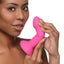 Squeeze-It Vibrating Squeezable Rechargeable Silicone Phallic Dildo