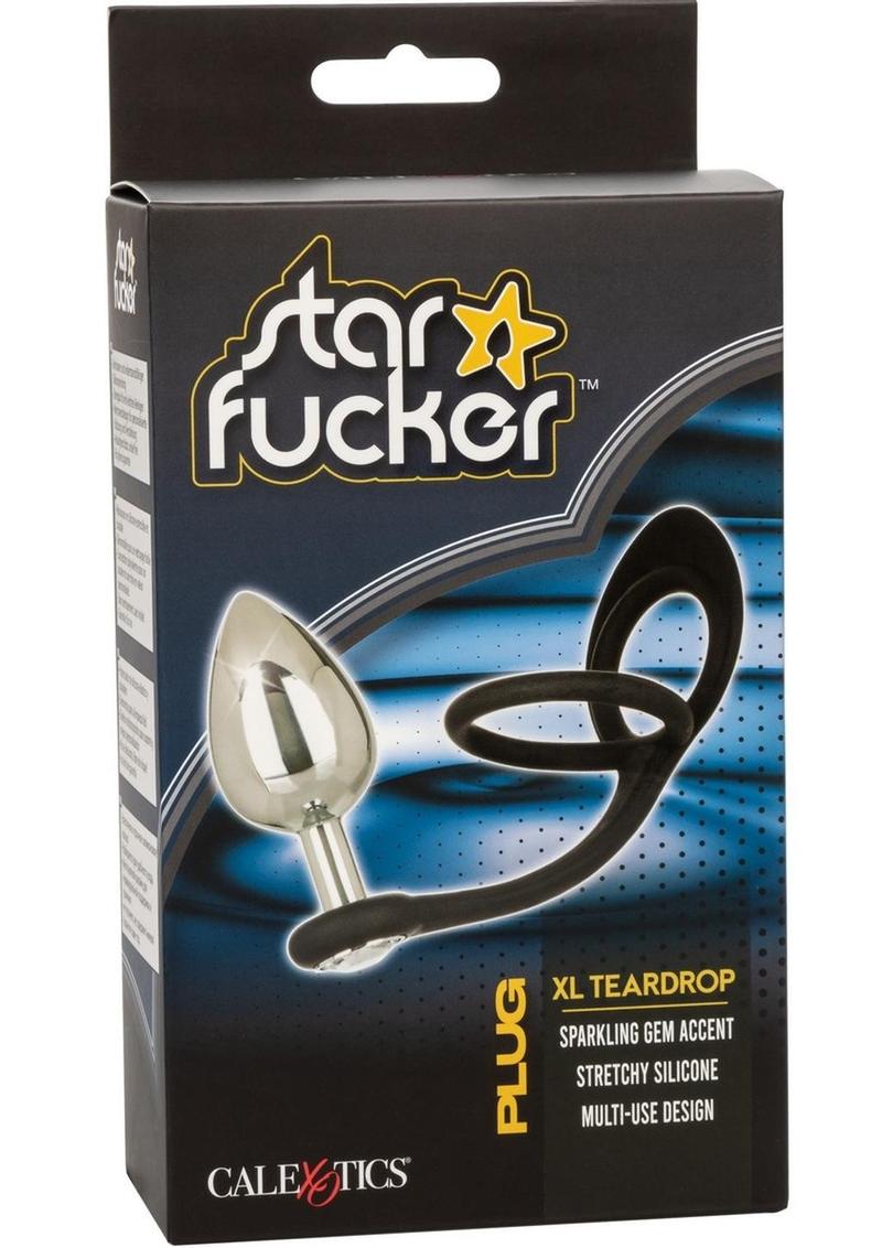 Star Fucker XL Teardrop Plug Silicone Dual Enhancer