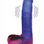 Stardust Milky Way Silicone Dildo - Multicolor - 8.5in