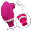 Stardust Supernova Silicone Vibrating Dildo with Clitoral Stimulator - Magenta