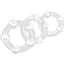 Stay Hard Beaded Cock Rings (3 Sizes - Clear