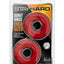 Stay Hard Donut Cock Rings Oversized - Red - 2 Pack