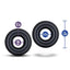 Stay Hard Donut Rings Oversized - Black - 2 Pack