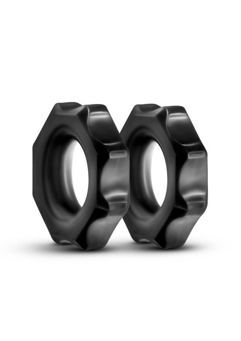 Stay Hard Nutz Cock Ring - Black