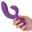 Stella Liquid Silicone C Curve Rechargeable G-Spot Vibrator - Purple