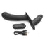 Strap U 28x Rechargeable Silicone 28x Double Dildo with Harness and Remote Control