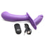 Strap U 28x Rechargeable Silicone 28x Large Double Dildo with Harness and Remote Control