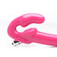 Strap U 7x Revolver Slim Vibrating Strapless Strap-On Dildo - Pink