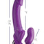 Strap U 7x Revolver Thick Vibrating Strapless Strap-On Dildo